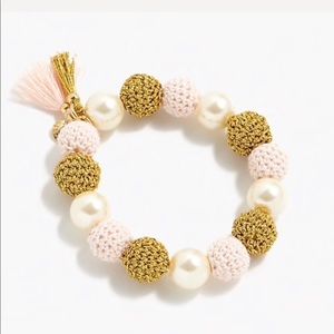 J.crew crochet bead bracelet
